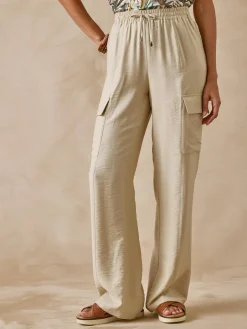 Pantalon cargo élastiqué