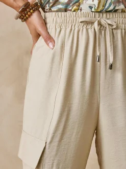 Pantalon cargo élastiqué