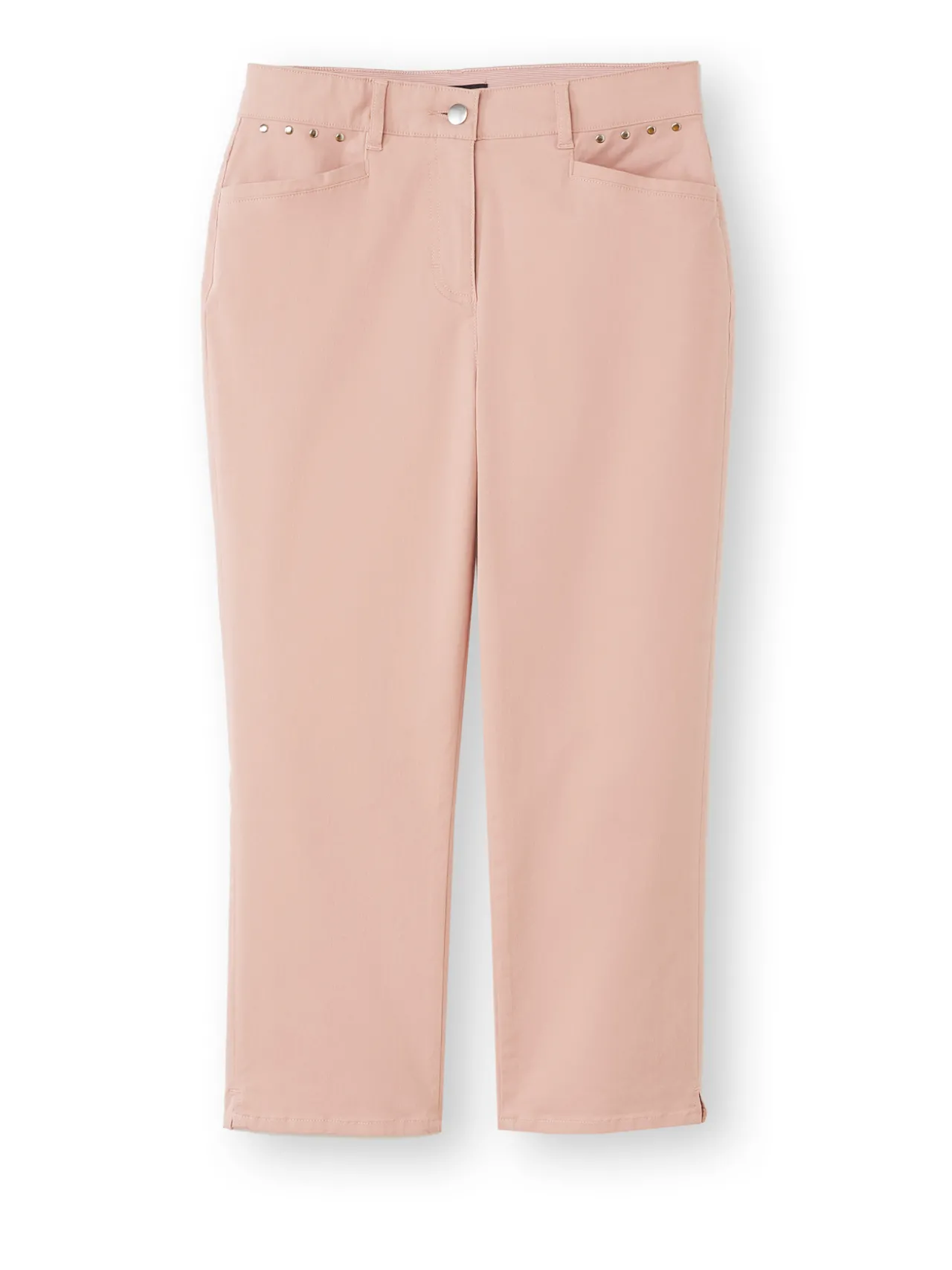 Pantalon corsaire en toile extensible