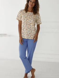 Pantalon de pyjama jersey pur coton