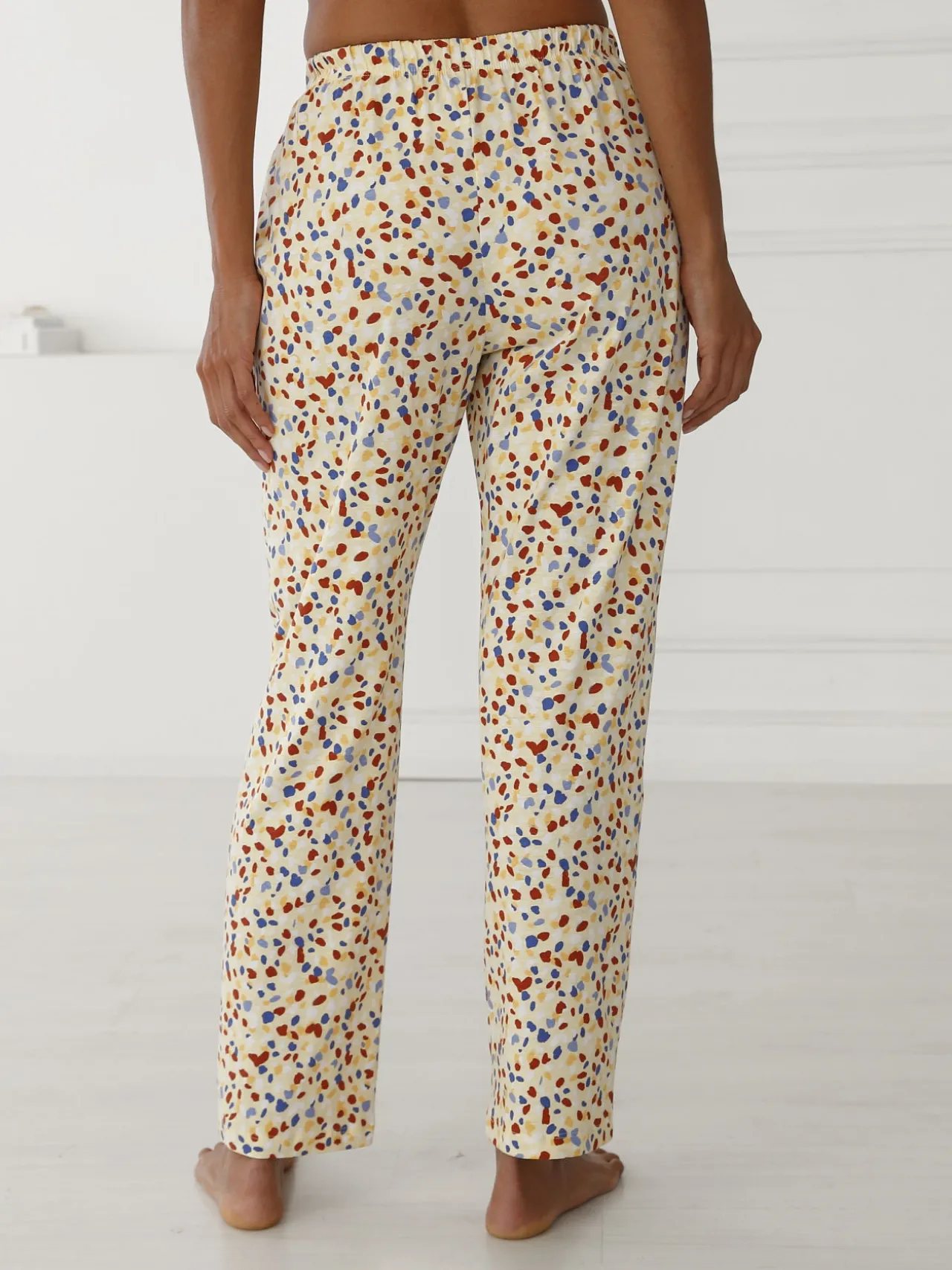 Pantalon de pyjama jersey pur coton