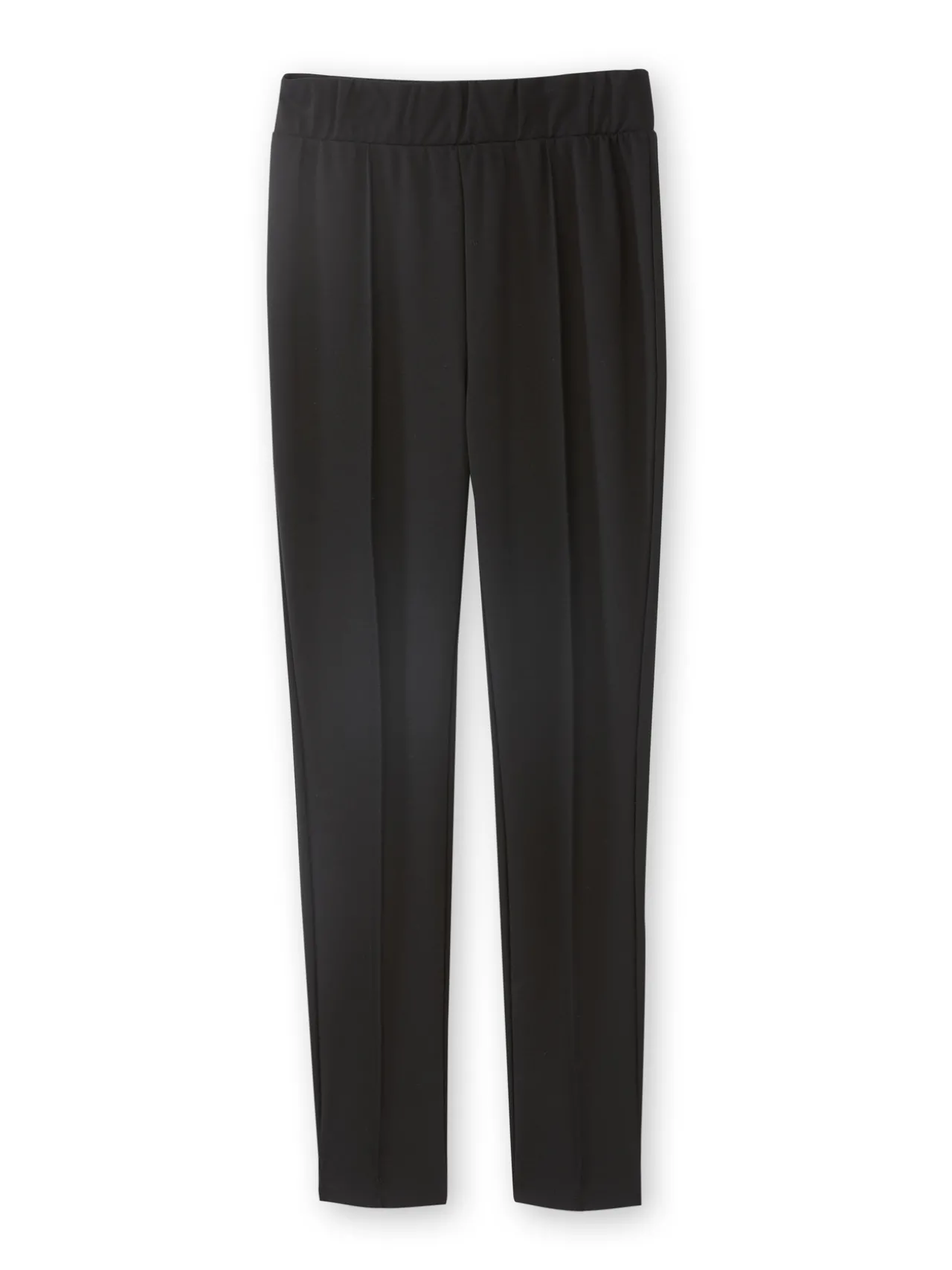 Pantalon droit élastiqué maille milano