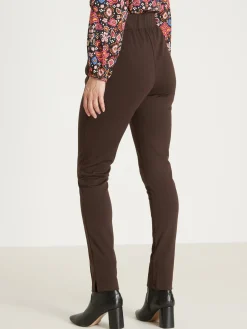 Pantalon droit élastiqué maille milano