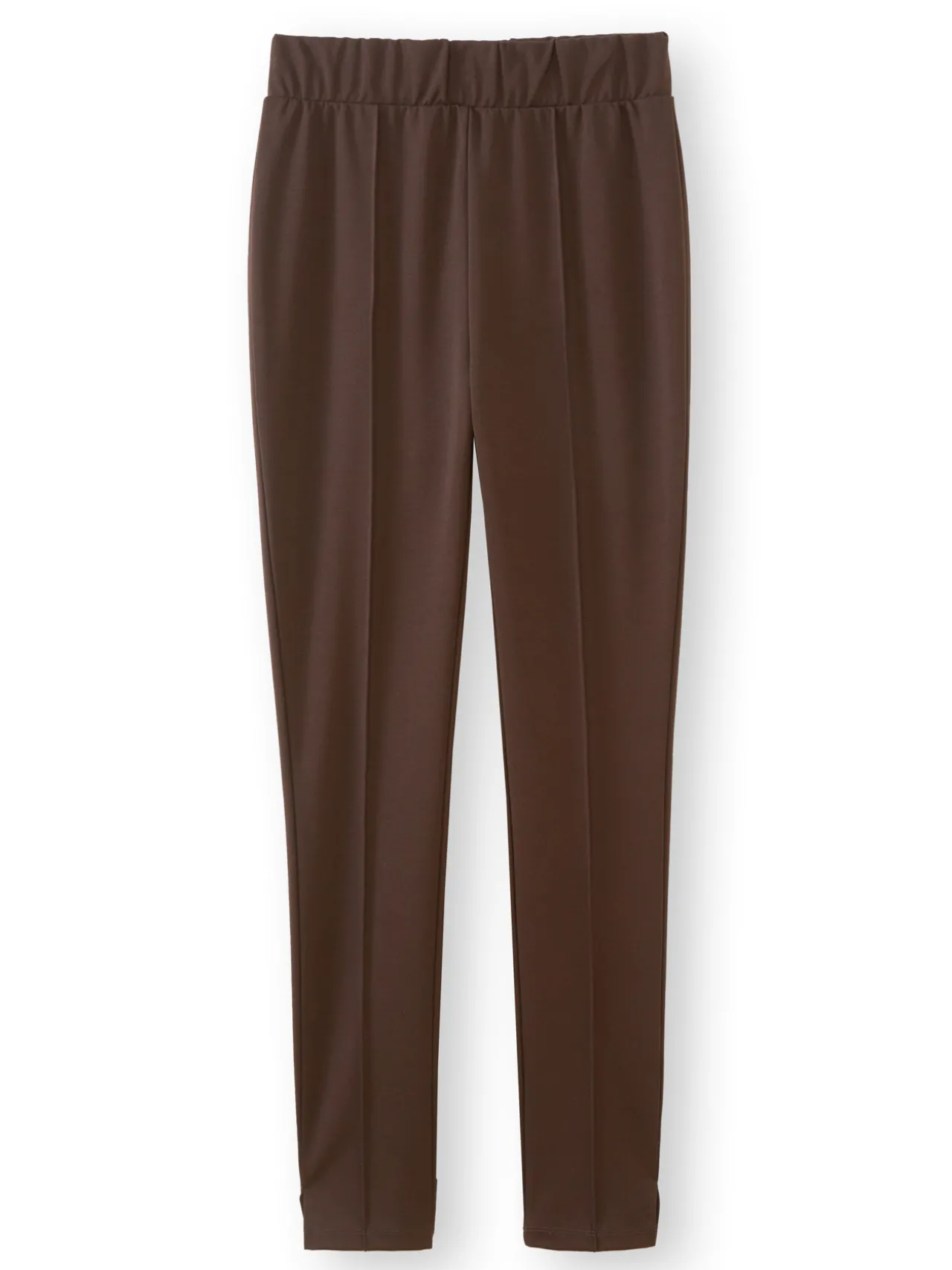 Pantalon droit élastiqué maille milano