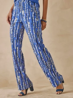 Pantalon en crêpe fluide