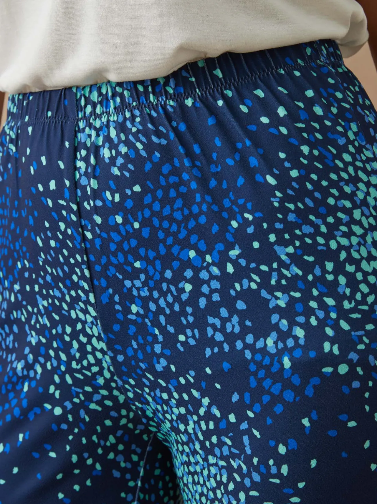 Pantalon en crêpe fluide