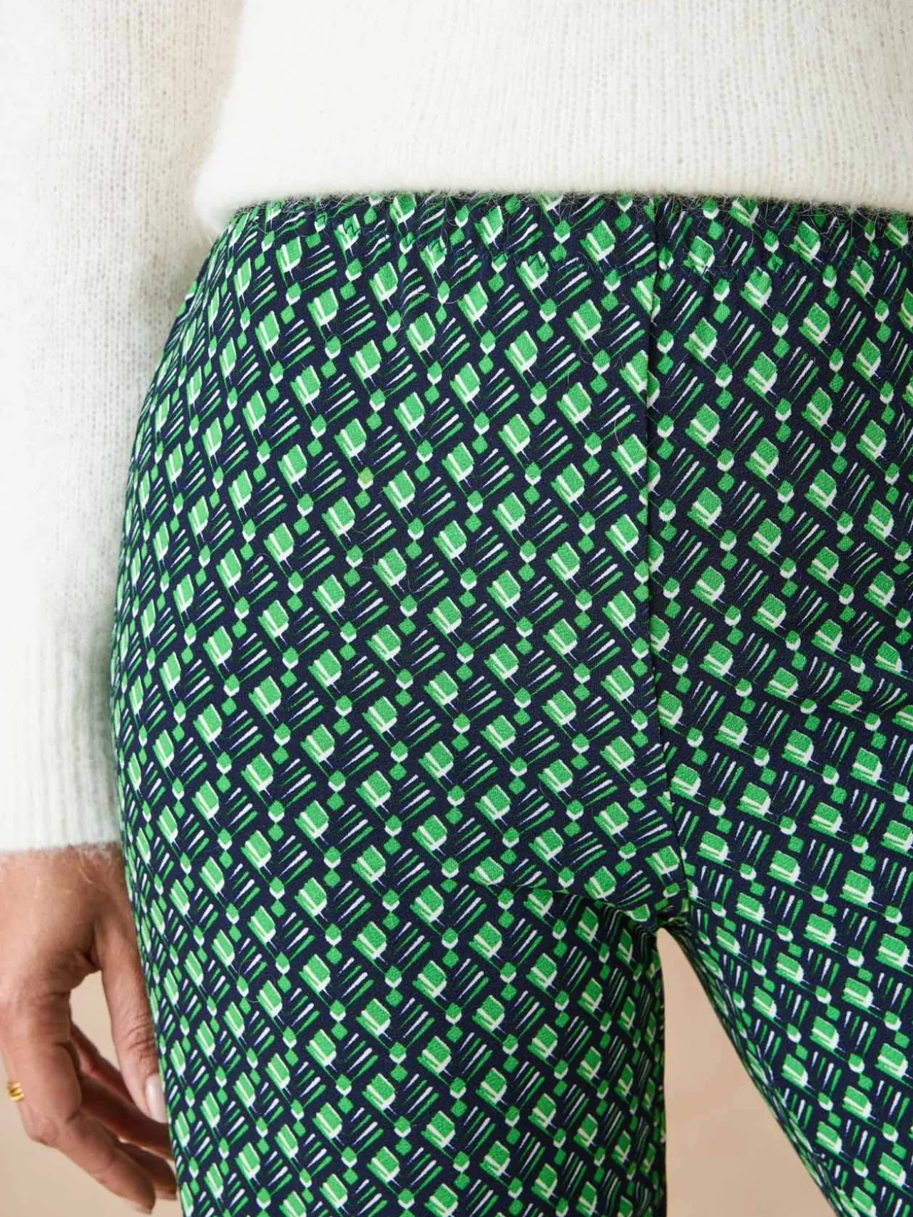 Pantalon en crêpe fluide