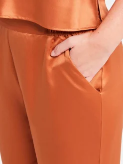 Pantalon en satin Glam Chic