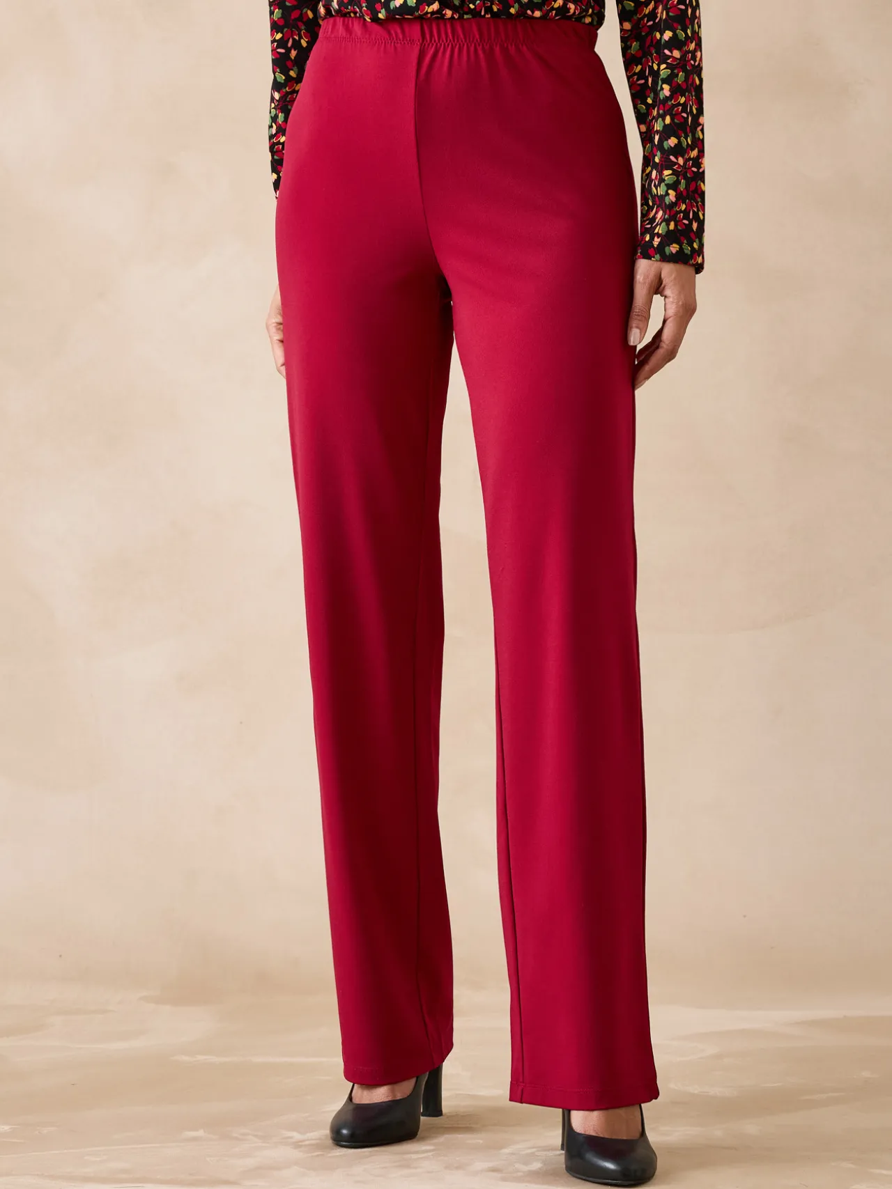 Pantalon entièrement élastiqué en maille