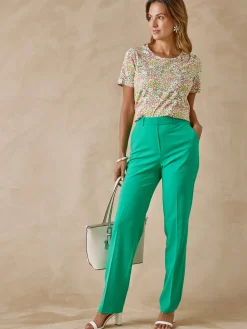 Pantalon entièrement élastiqué