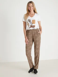 Pantalon entièrement élastiqué