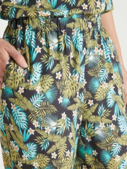 Pantalon fluide entièrement élastiqué