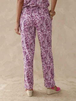 Pantalon fluide entièrement élastiqué