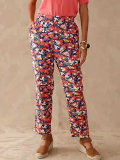 Pantalon fluide entièrement élastiqué