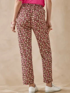 Pantalon fluide élastiqué