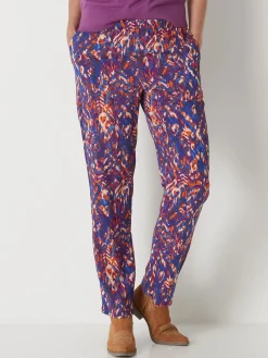 Pantalon fluide élastiqué