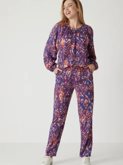 Pantalon fluide élastiqué