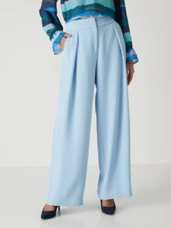 Pantalon large en crêpe