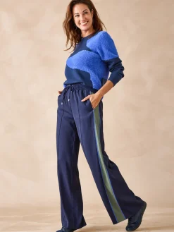 Pantalon large palazzo élastiqué