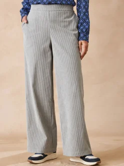 Pantalon large velours côtelé