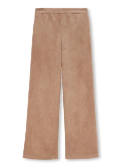Pantalon large velours côtelé
