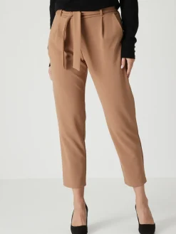 Pantalon élastiqué en maille