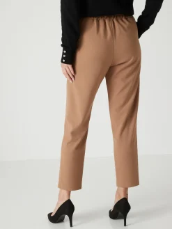 Pantalon élastiqué en maille