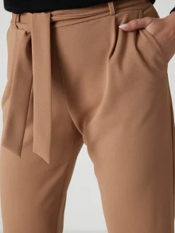 Pantalon élastiqué en maille