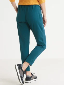 Pantalon élastiqué en maille