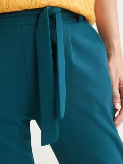 Pantalon élastiqué en maille