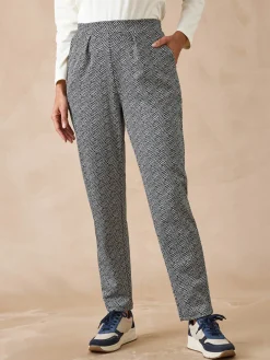 Pantalon élastiqué en maille