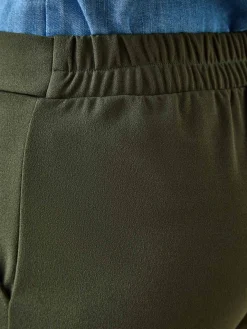 Pantalon élastiqué en maille