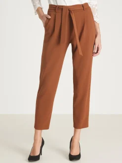 Pantalon élastiqué en maille