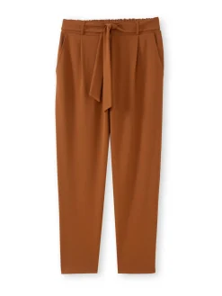 Pantalon élastiqué en maille