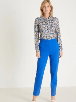 Pantalon élastiqué maille milano