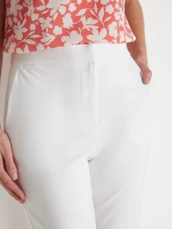 Pantalon élastiqué maille milano