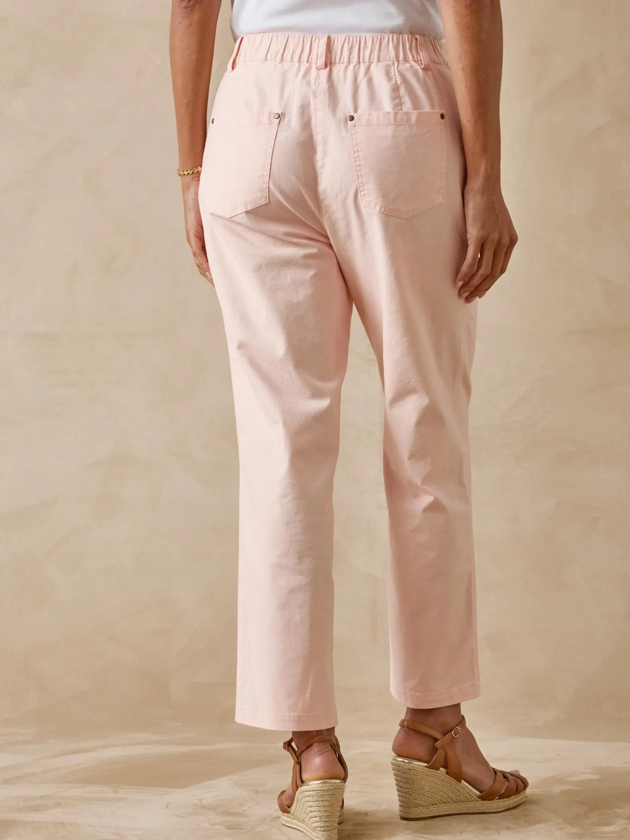Pantalon 7/8ème en toile extensible