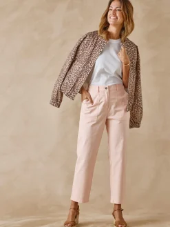 Pantalon 7/8ème en toile extensible