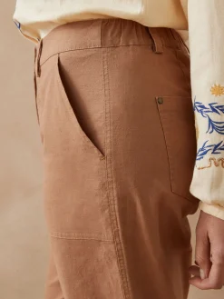 Pantalon 7/8ème en toile extensible