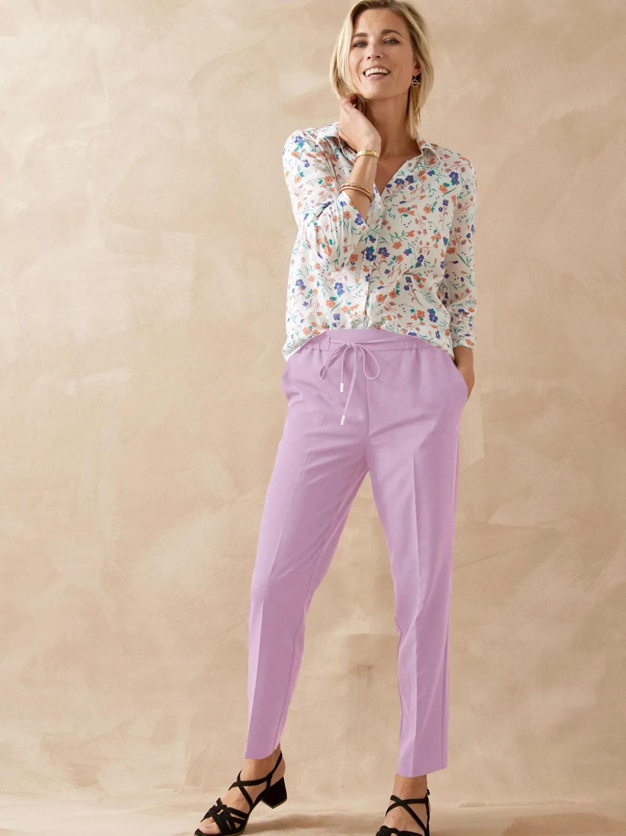 Pantalon 7/8ème élastiqué