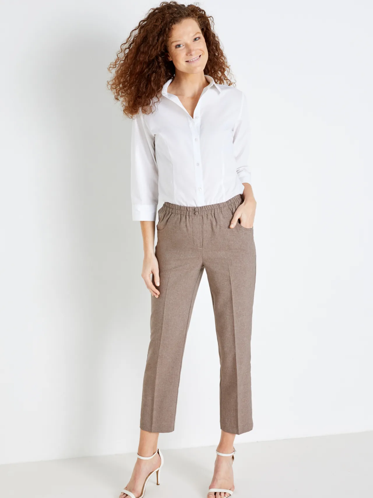 Pantalon 7/8ème élastiqué