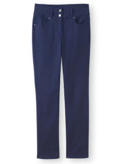 Pantalon taille haute coupe droite