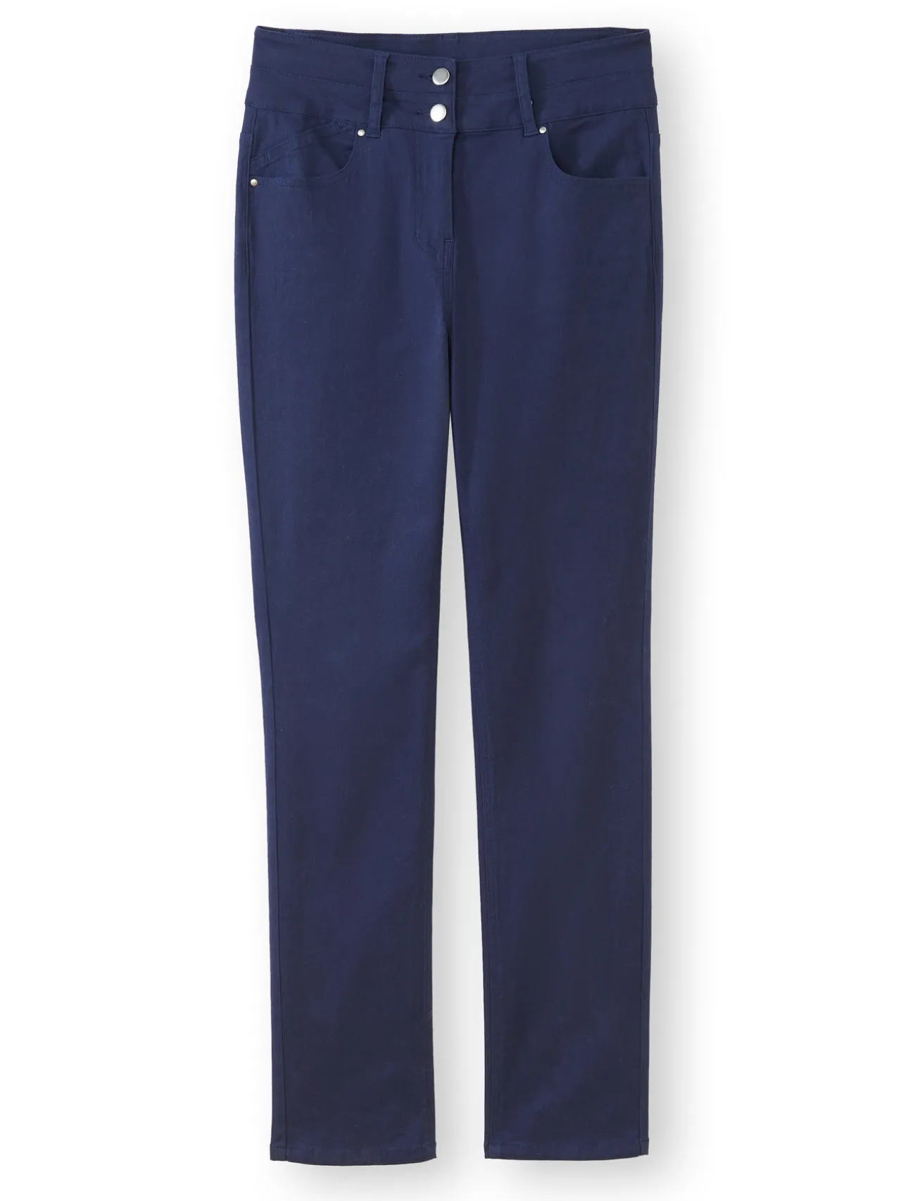 Pantalon taille haute coupe droite