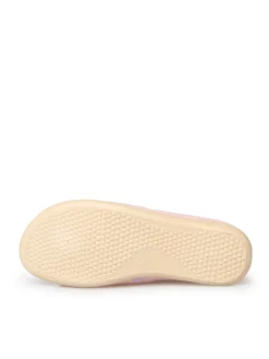 Pantoufles à scratch broderies fleurs