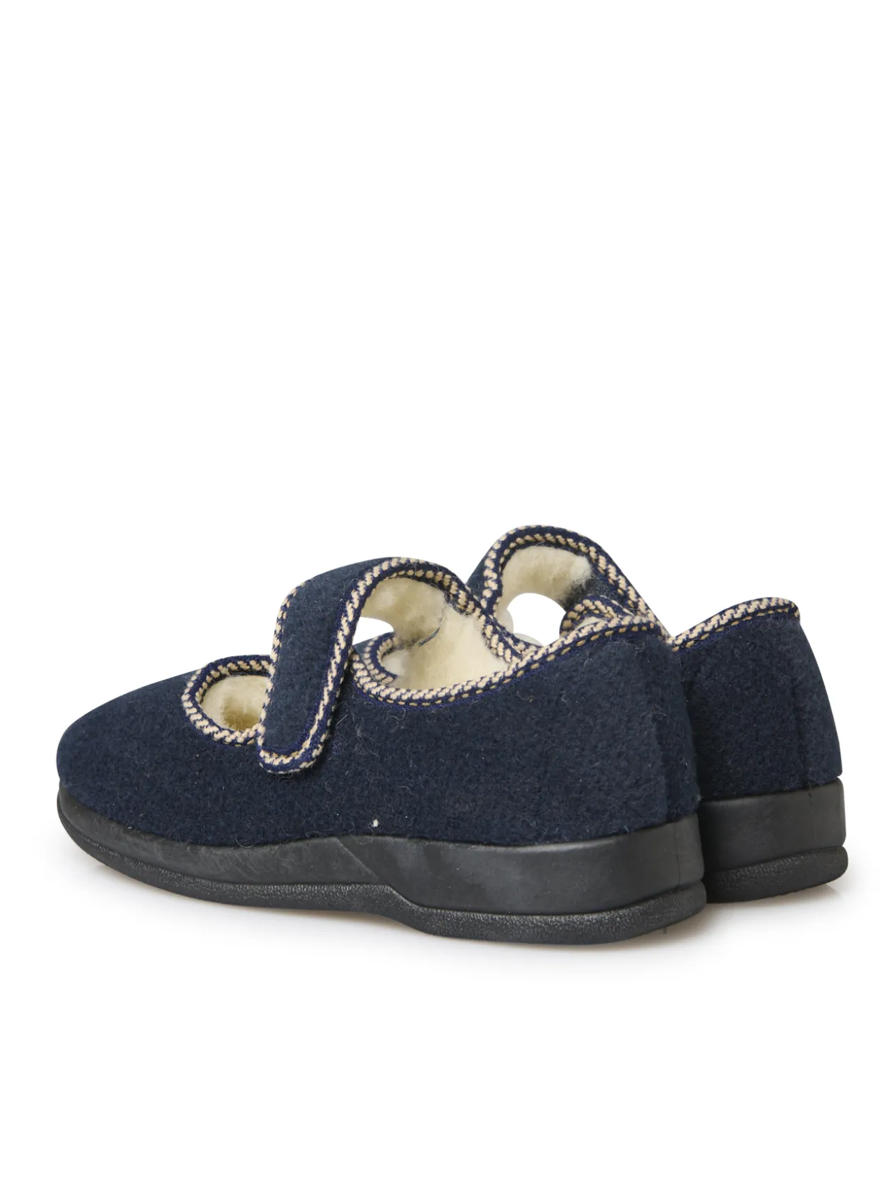 Pantoufles babies fourrées à scratch