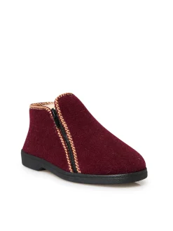 Pantoufles bottillons doublées 80% laine