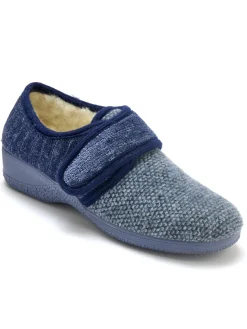 Pantoufles fourrées laine