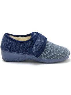 Pantoufles fourrées laine