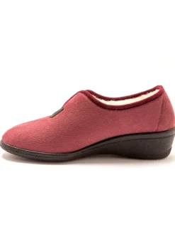 Pantoufles fourrées laine majoritaire