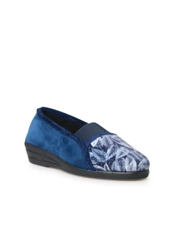 Pantoufles élastiquées molletonnées